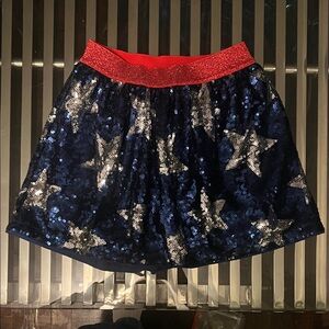 Girls 4/5T Sequins Wonder Woman Skirt
